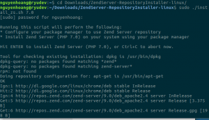 how to install Magento 2 running on Zend Server on Ubuntu zend install