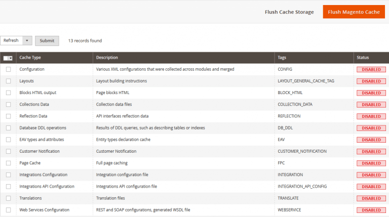 Magento 2 Cache guide: The different Magento 2 cache types