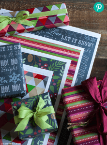 Printable Holiday Gift Wrap Ideas