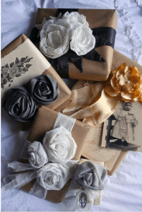 Pretty Petals Gift Wrap Idea