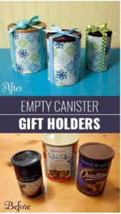 Empty Canister Gift Holders