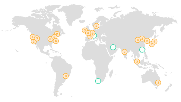 AWS và mạng lưới máy chủ trên toàn cầu