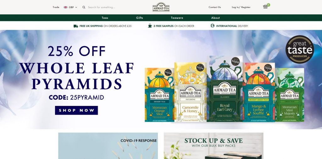 ahmad website thương mại điện tử trên máy tính