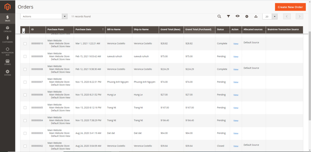 Magento 2 Order Management System.