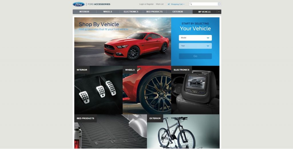 Top website thương mại điện tử bán hàng trên thế giới: Ford