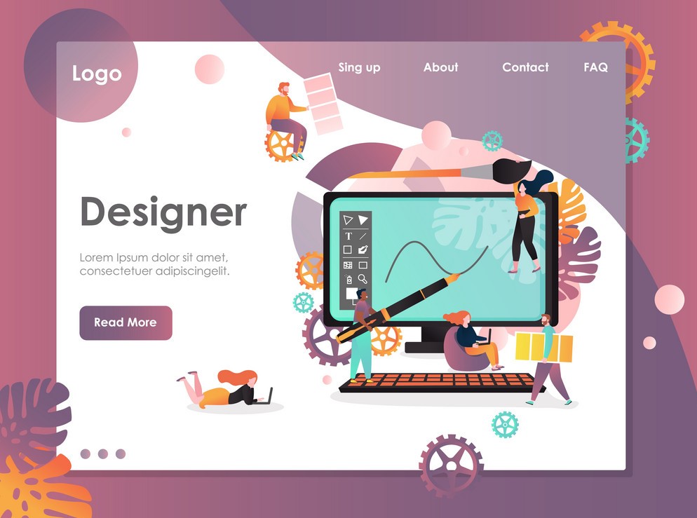Attractive website design