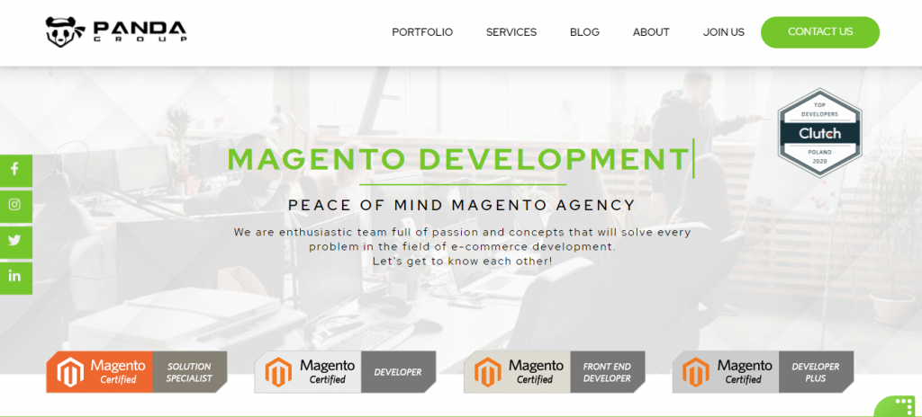 Top Magento development companies: Panda Group