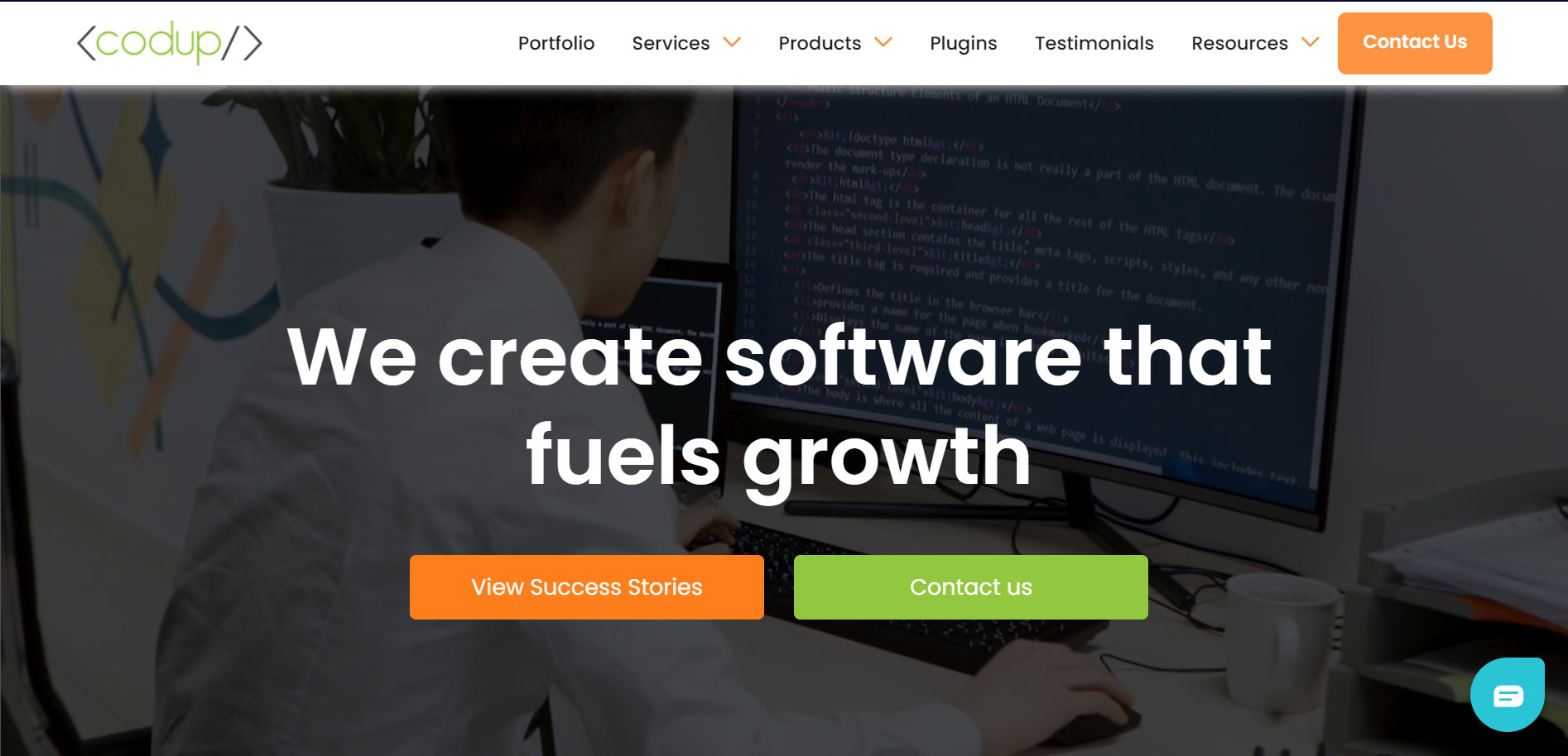 Codup specializes in creating custom software