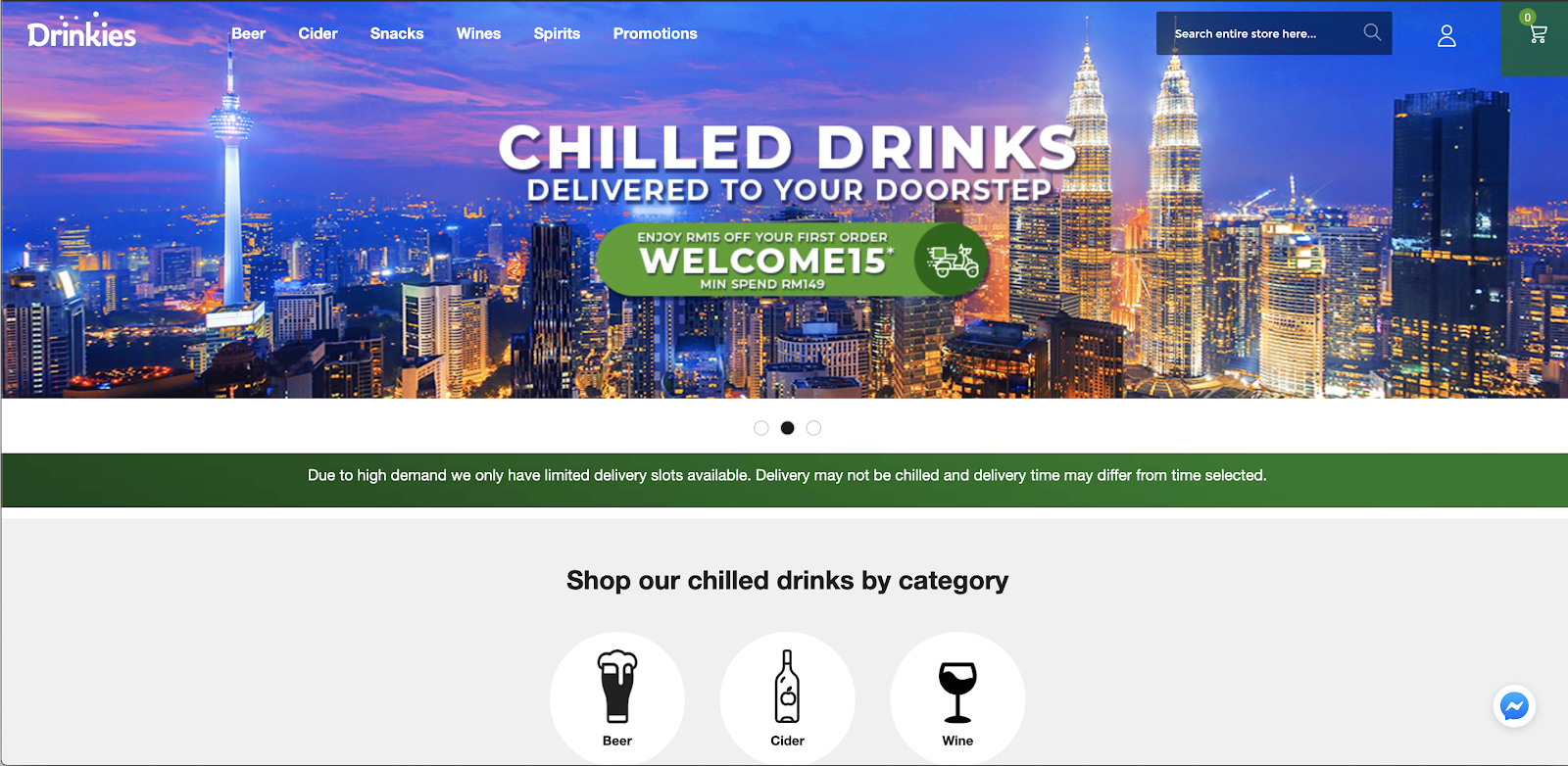 7 Nền tảng thương mại điện tử hàng đầu để bán rượu Online - Drinkies