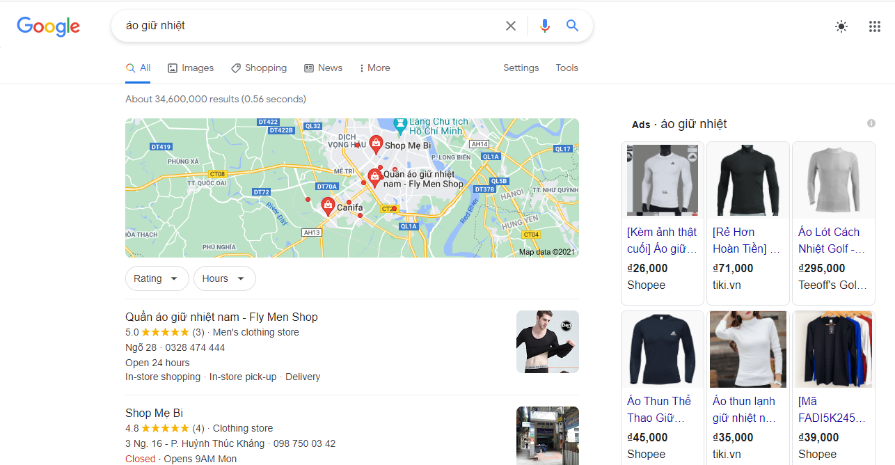 Doanh nghiệp nào nên chạy Google Shopping Ads: Thời trang