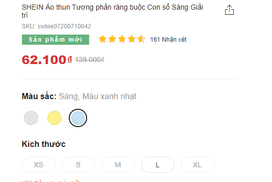 Nội dung nổi bật của trang sản phẩm