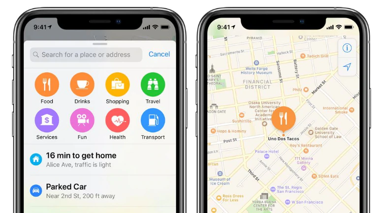 Ứng dụng bản đồ cho iPhone: Apple Maps