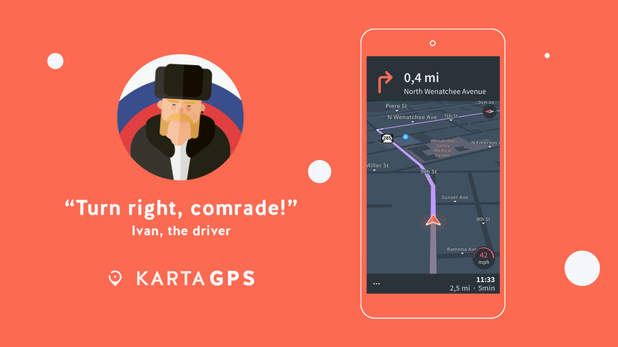 Ứng dụng bản đồ cho Android: Karta GPS