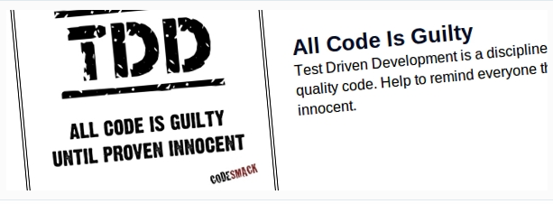 Lý do 8. All Code is Guilty Until Proven Innocent (hay Phát triển hướng kiểm thử TDD)