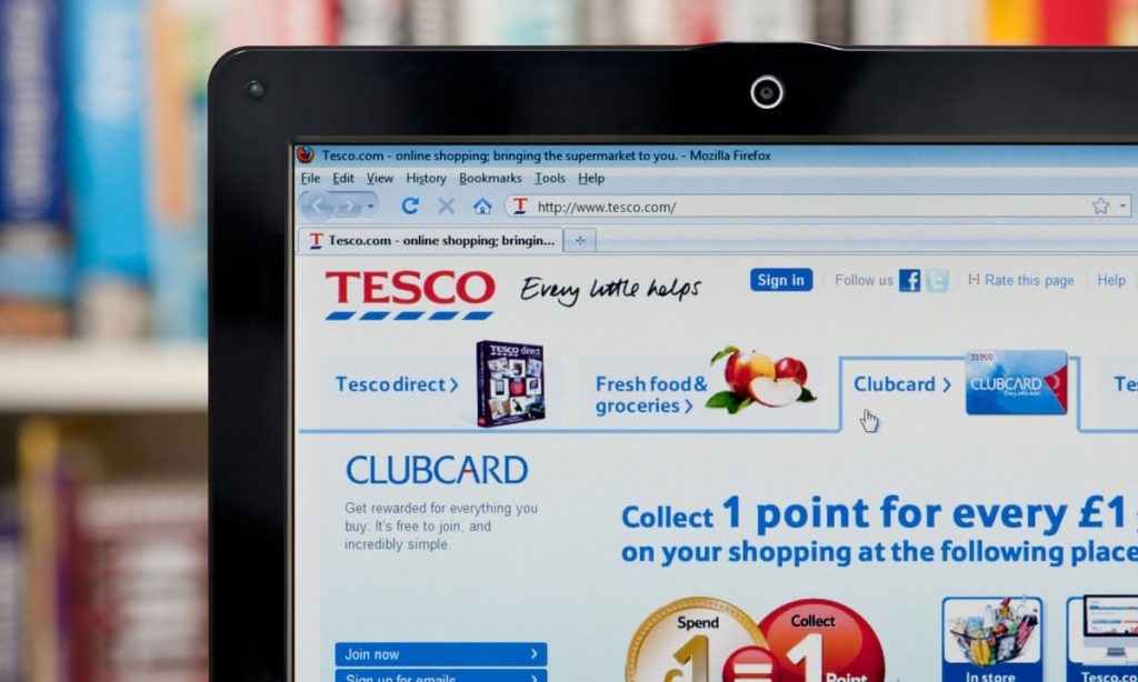 B2C eCommerce examples Tesco