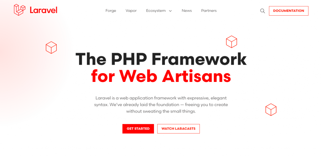 Laravel website