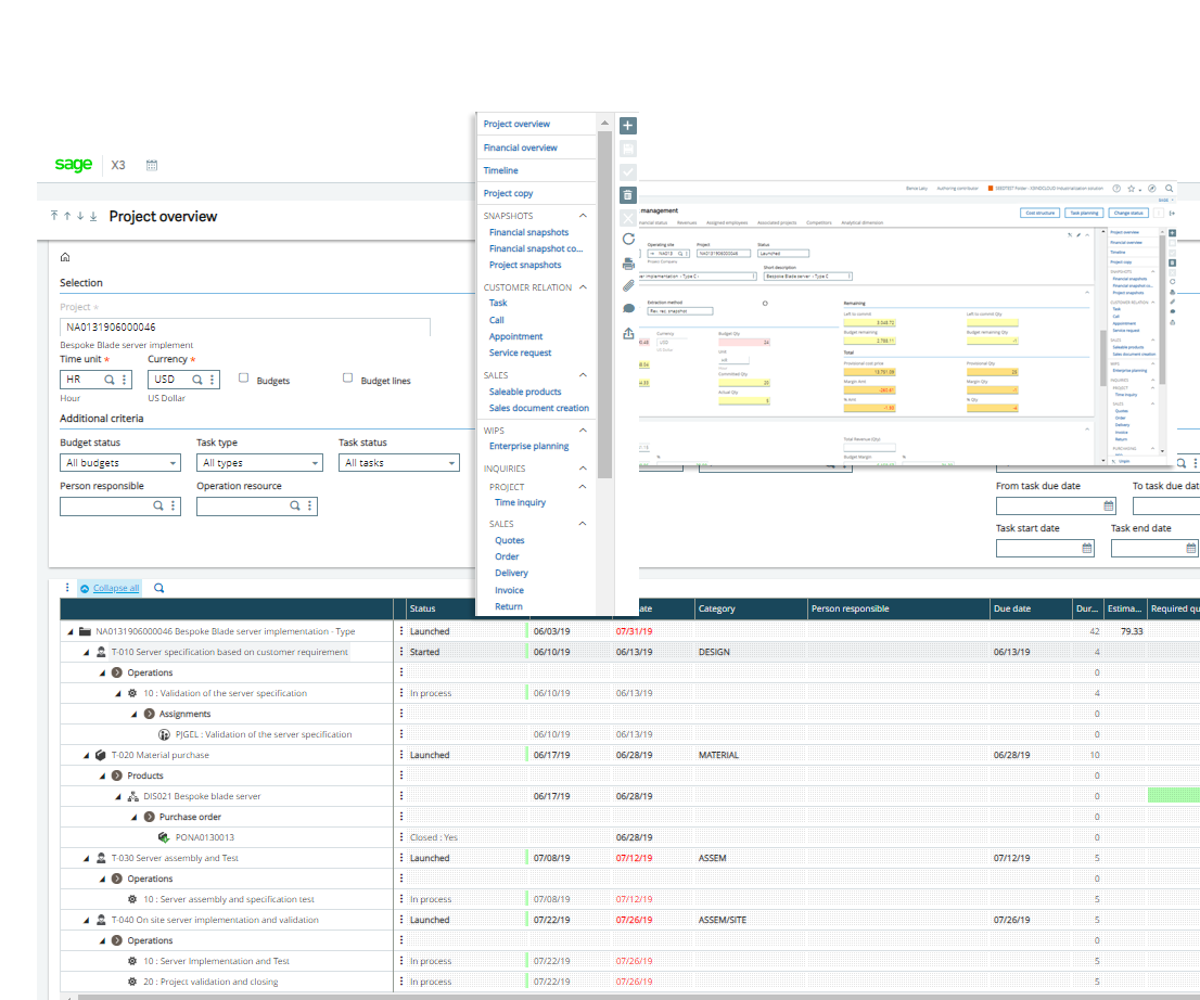 Sage Business Cloud Enterprise Management 