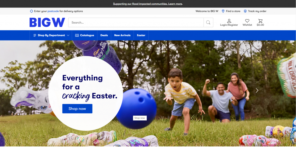Big W website