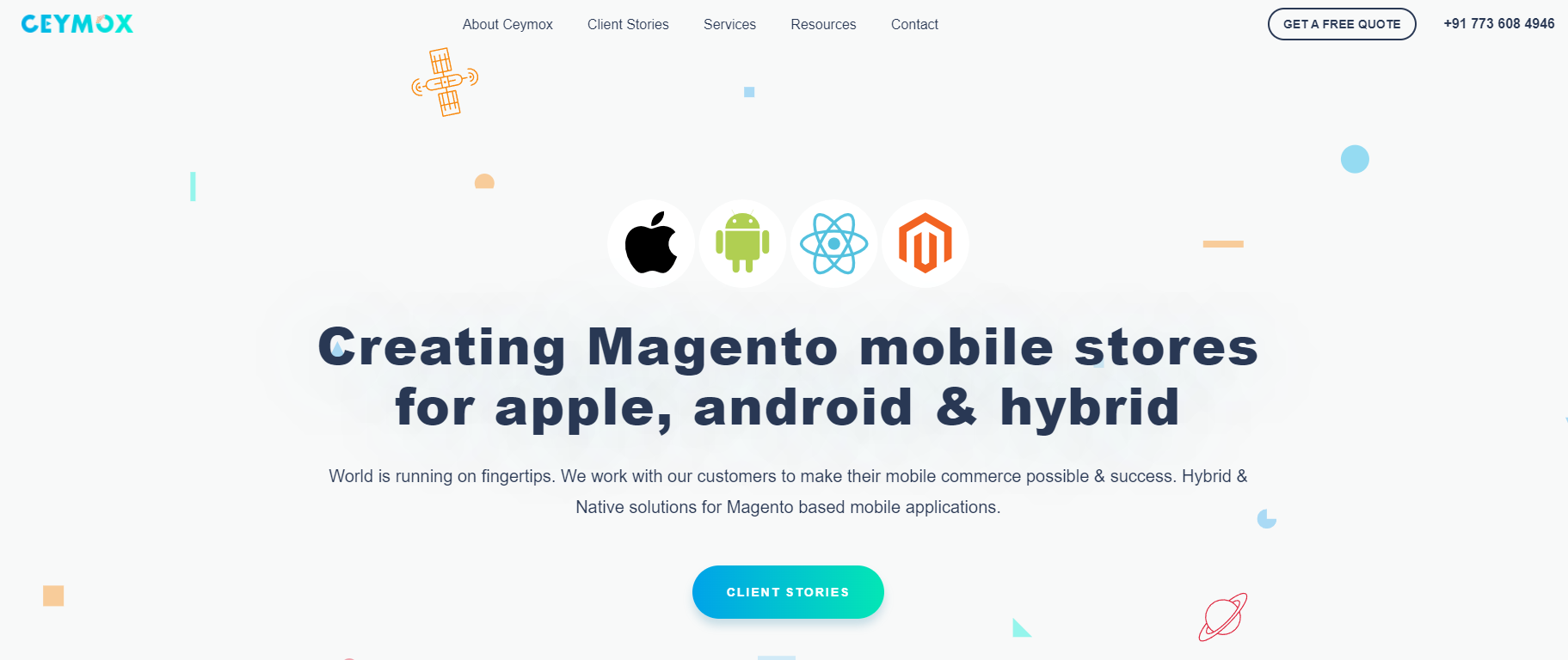 Magento development company in India: Ceymox Technologies 