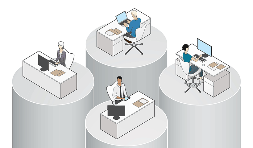 Break organizational silos and collaborate