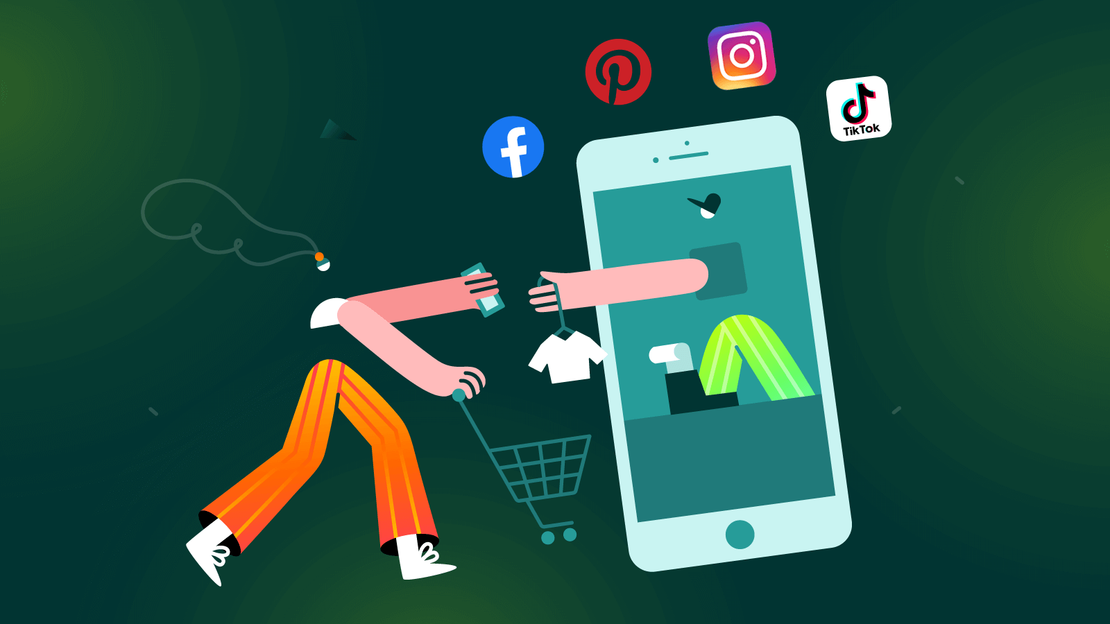 Connect social media for eCommerce