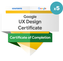 google UX design certificate