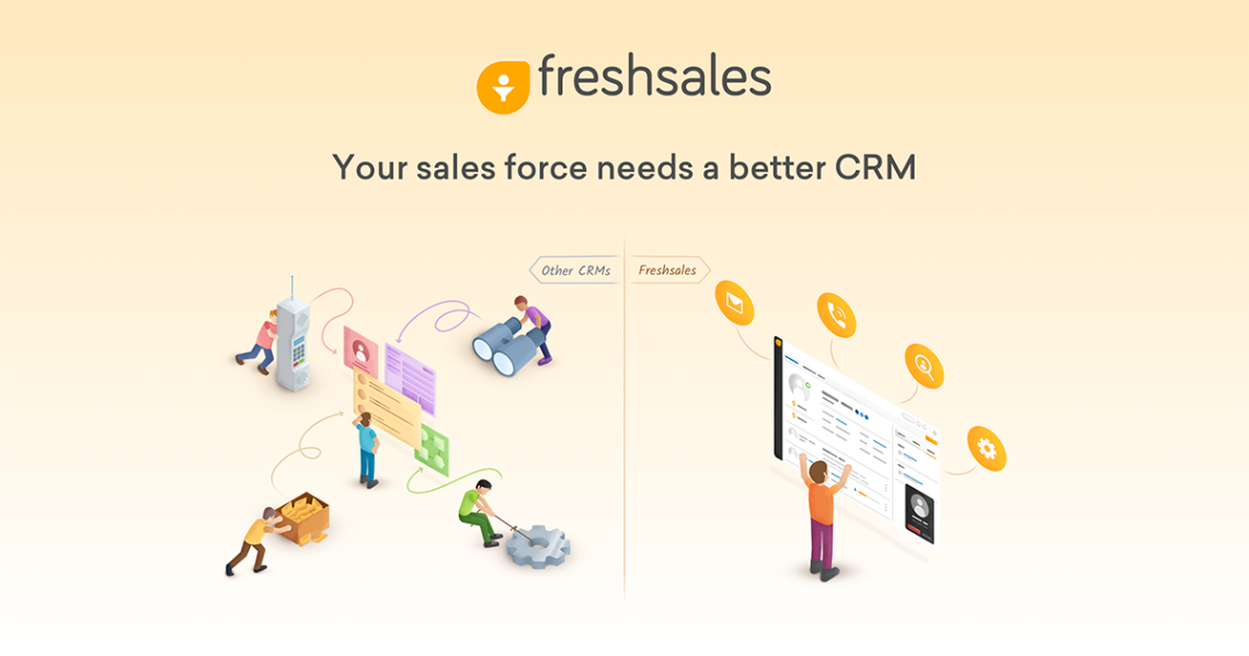 Freshsales  is designed CRM for small business