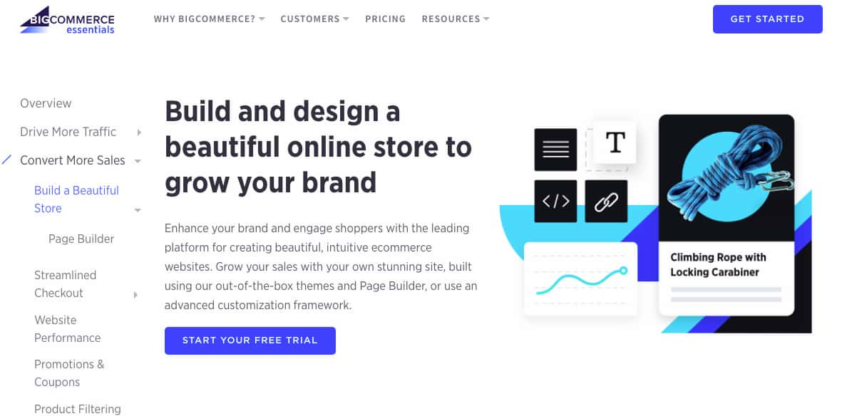 BigCommerce — Best site builder for multichannel selling