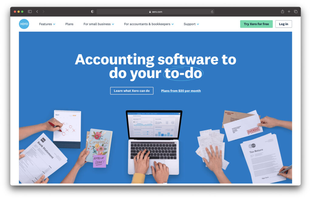 best accounting software for shopify store: Xero