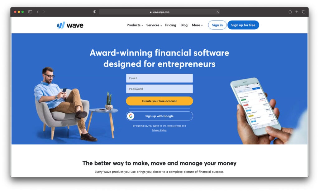 best accounting software for shopify: Wave