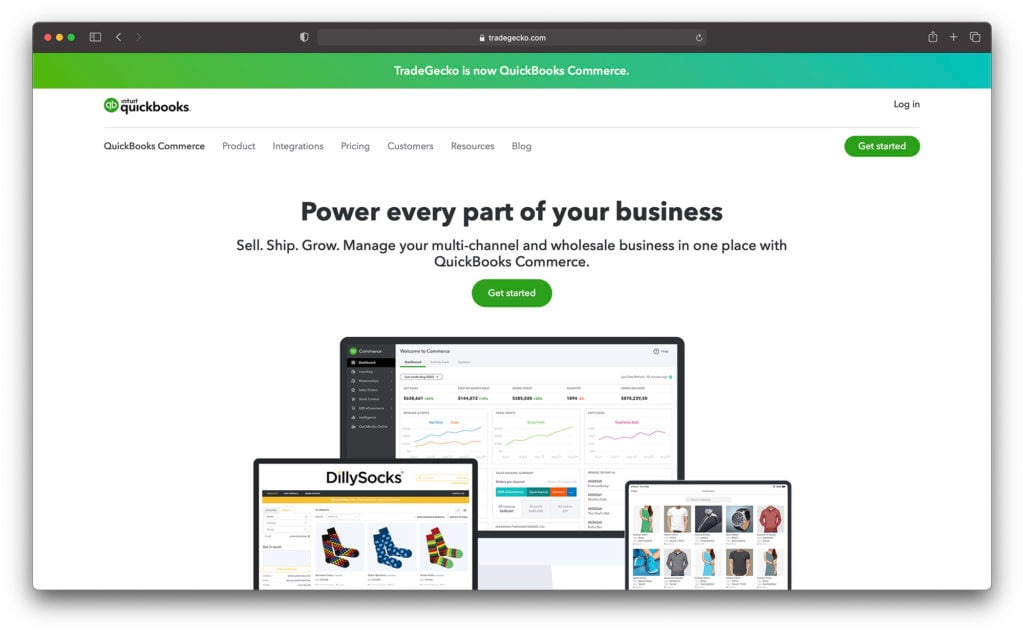QuickBooks Commerce - Best for online wholesale