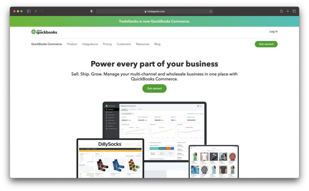 QuickBooks Commerce - Best for online wholesale