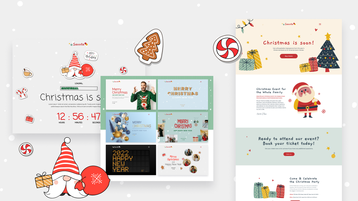 Create a Christmas Landing Page
