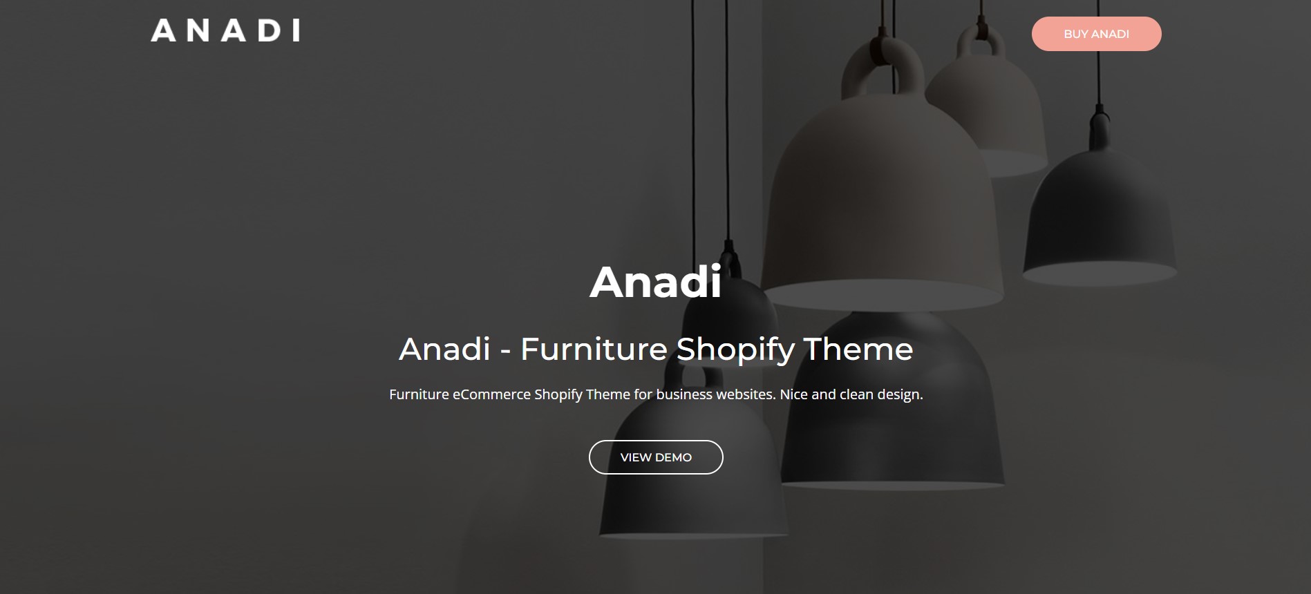 Anadi Shopify furniture store