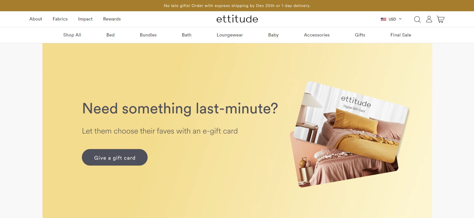 Shopify furniture stores: Ettitude