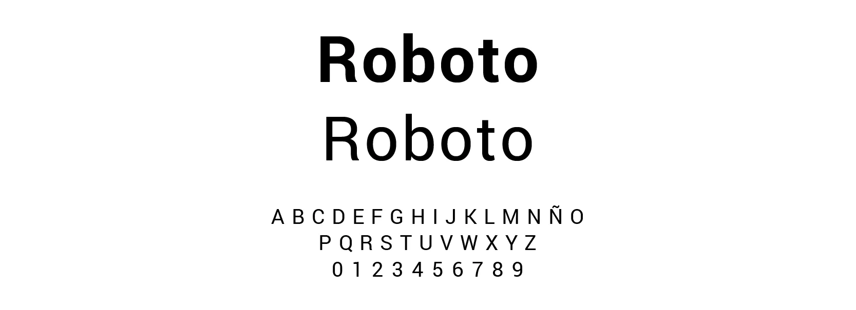 Best font for Shopify store: Roboto