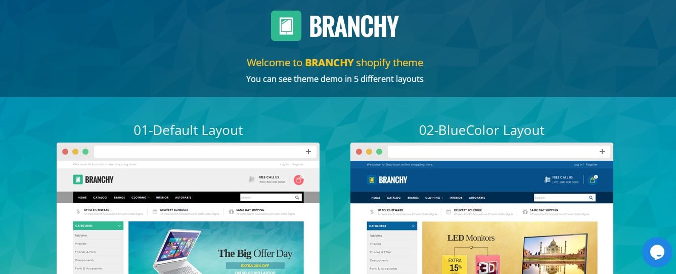 Branchy theme by TemplateMela