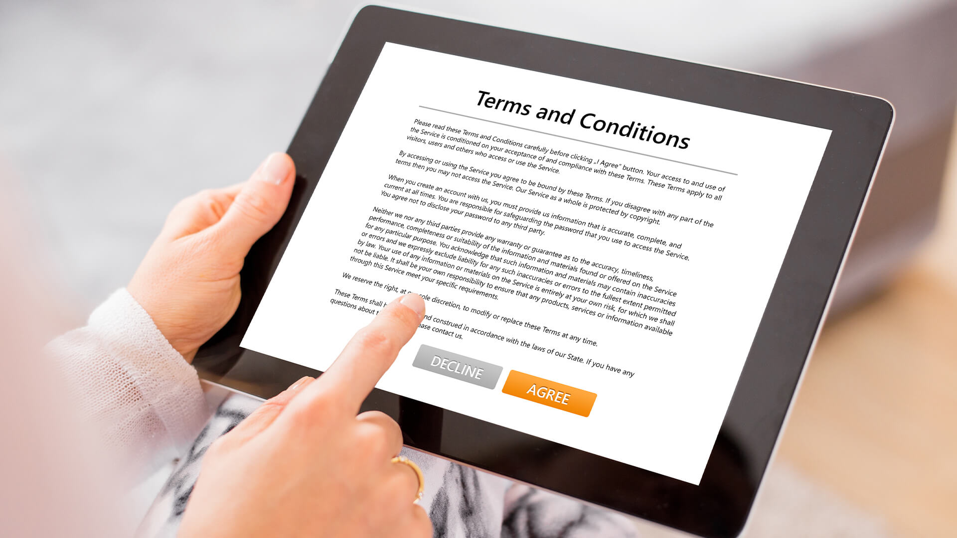 Definition of an eCommerce Terms and Conditions agreement