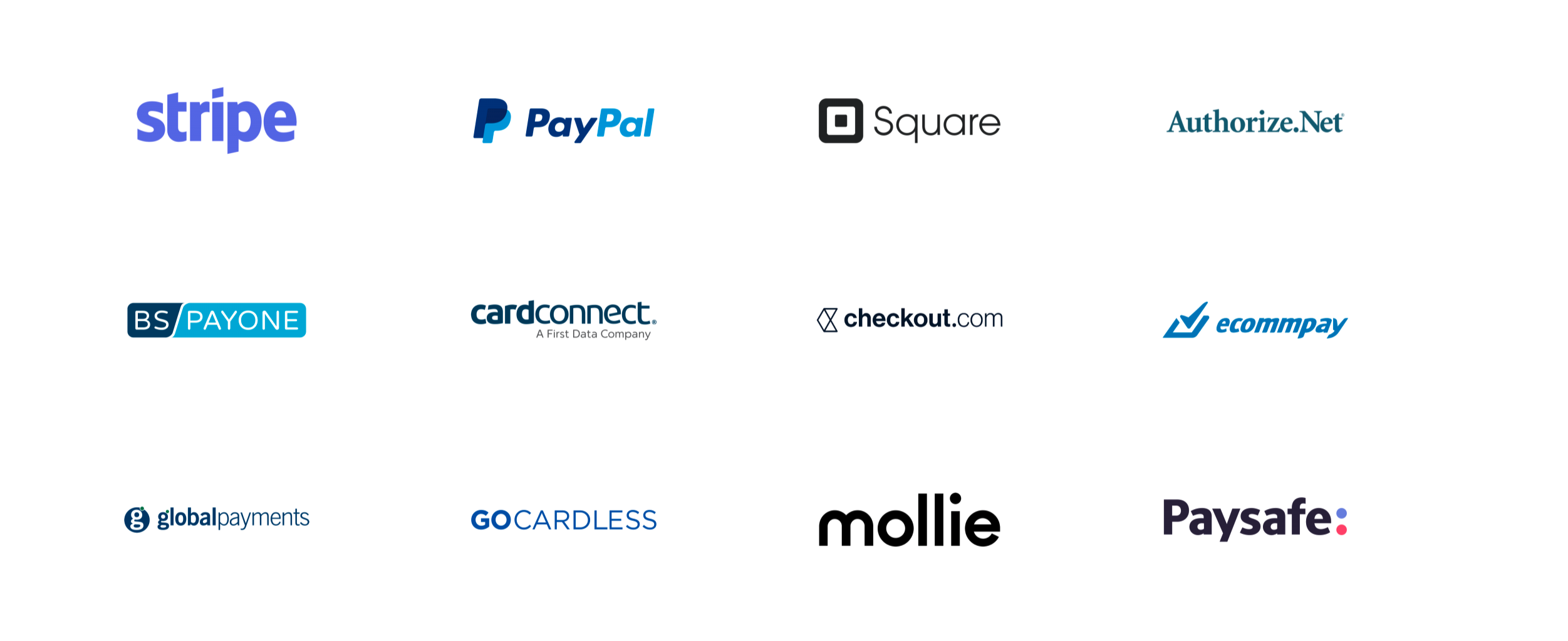 Payment gateways