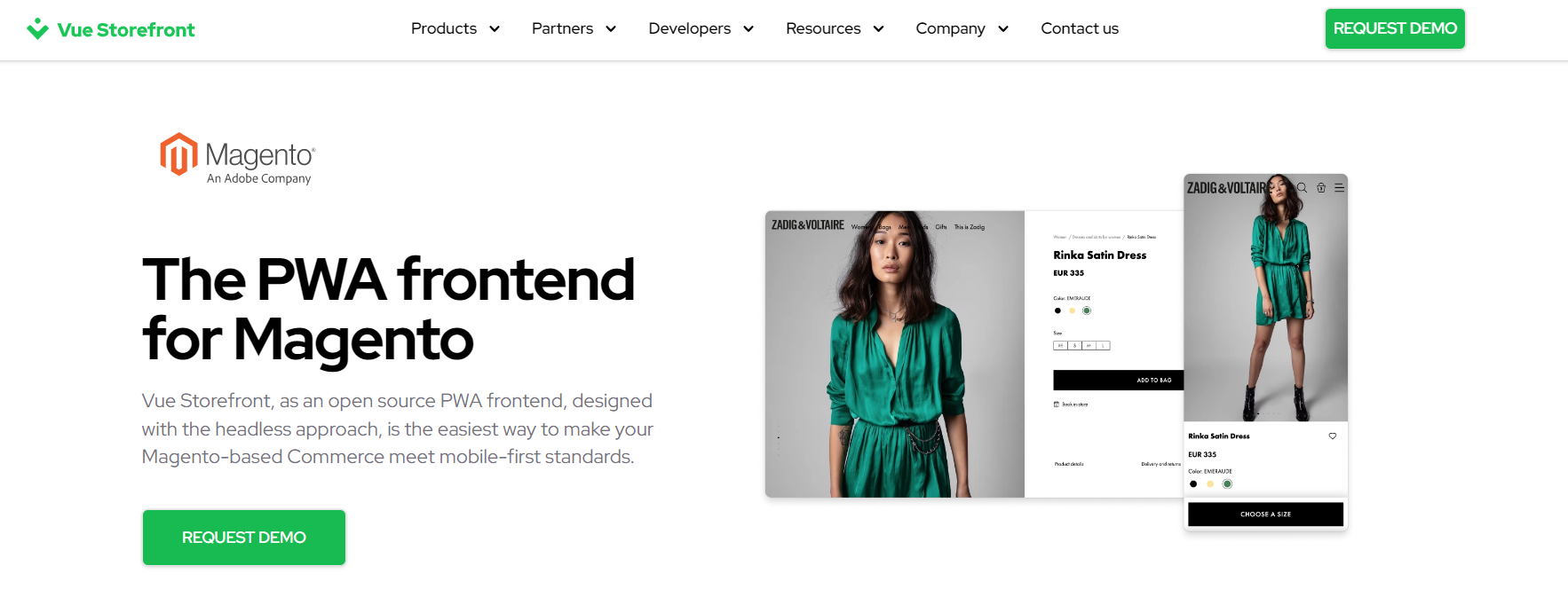 Magento PWA Theme by Vue Storefront