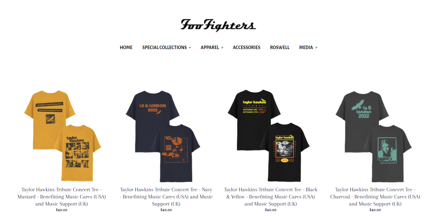 Foo Fighters Official Store