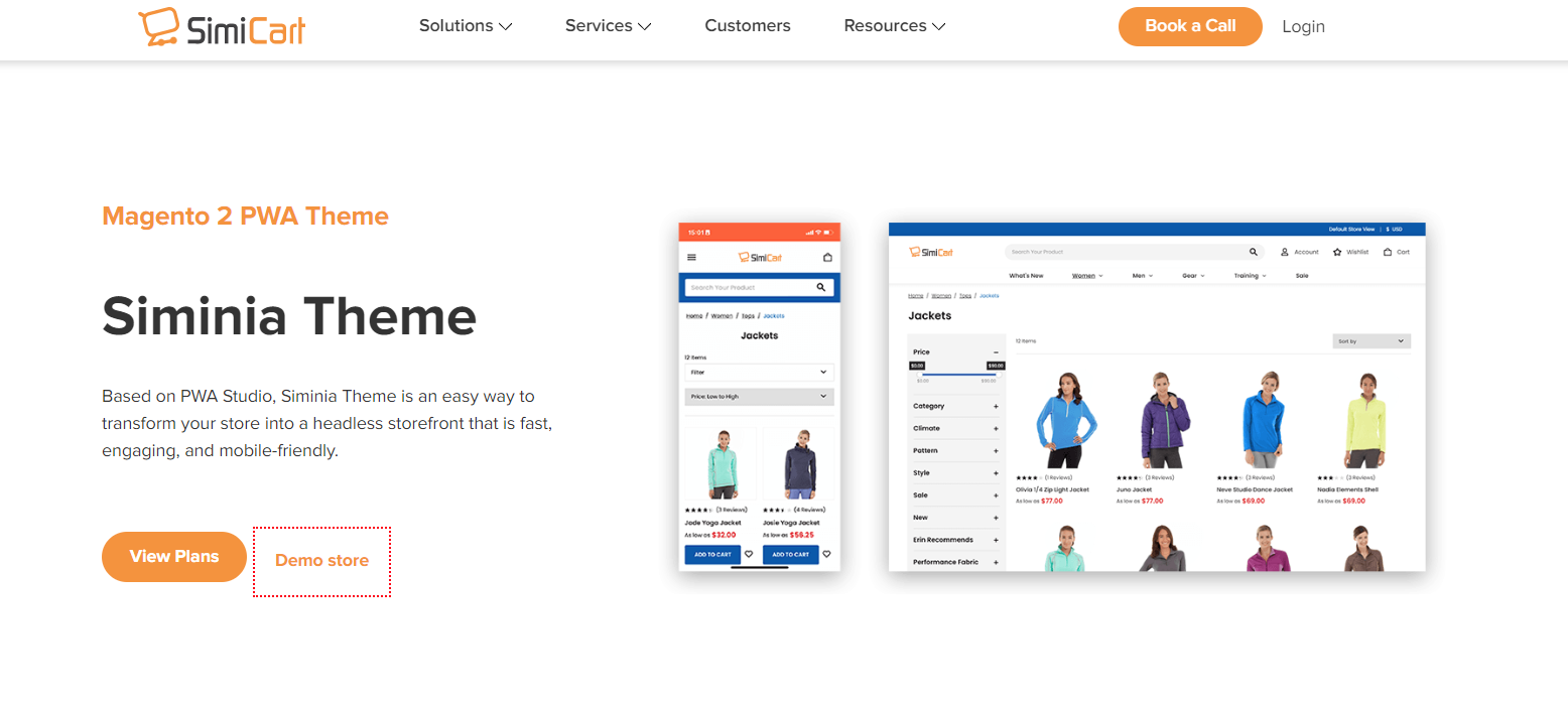 Magento PWA Theme by SimiCart