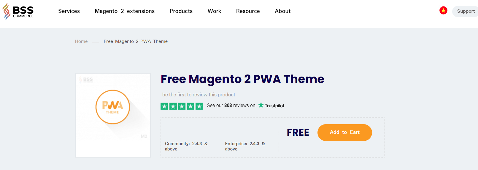 Magento 2 PWA Theme by BSS Commerce 