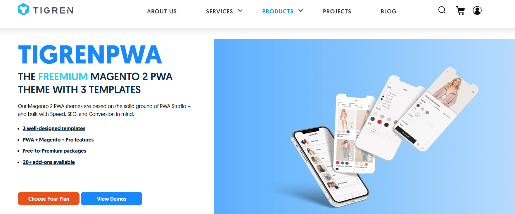 Magento 2 PWA Theme by Tigren 