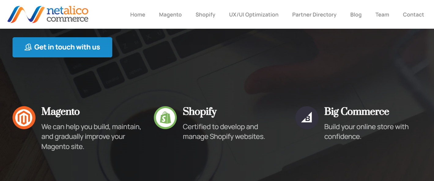 Netalico Commerce is in top Shopify Design and Development Agency