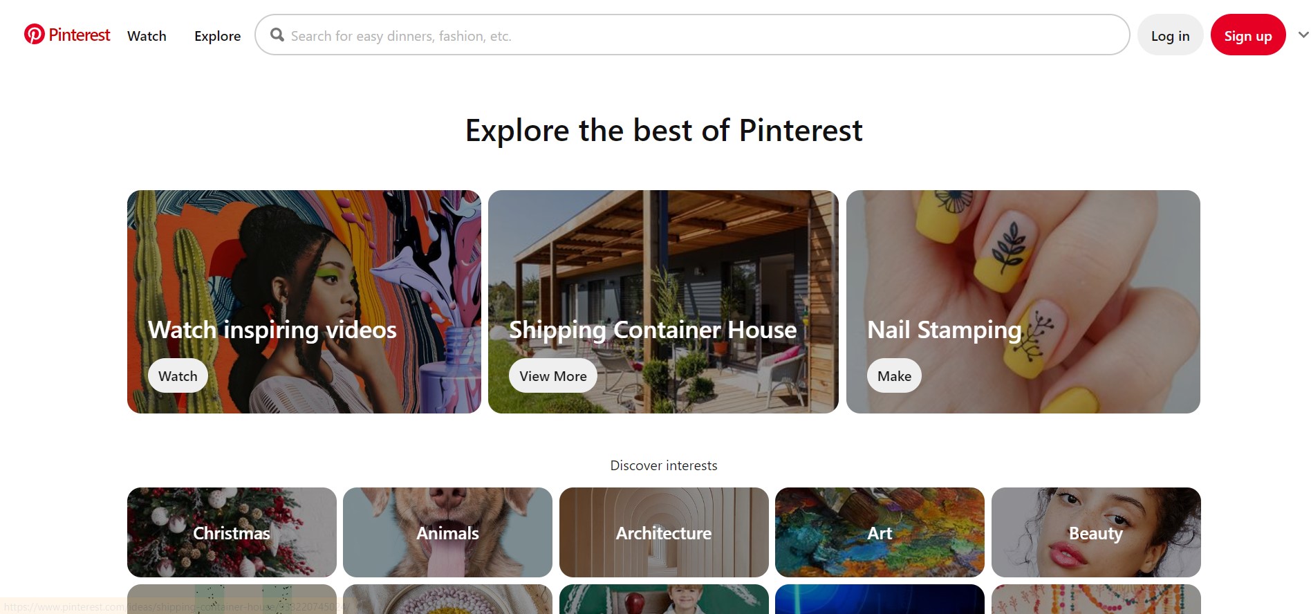 Pinterest PWA