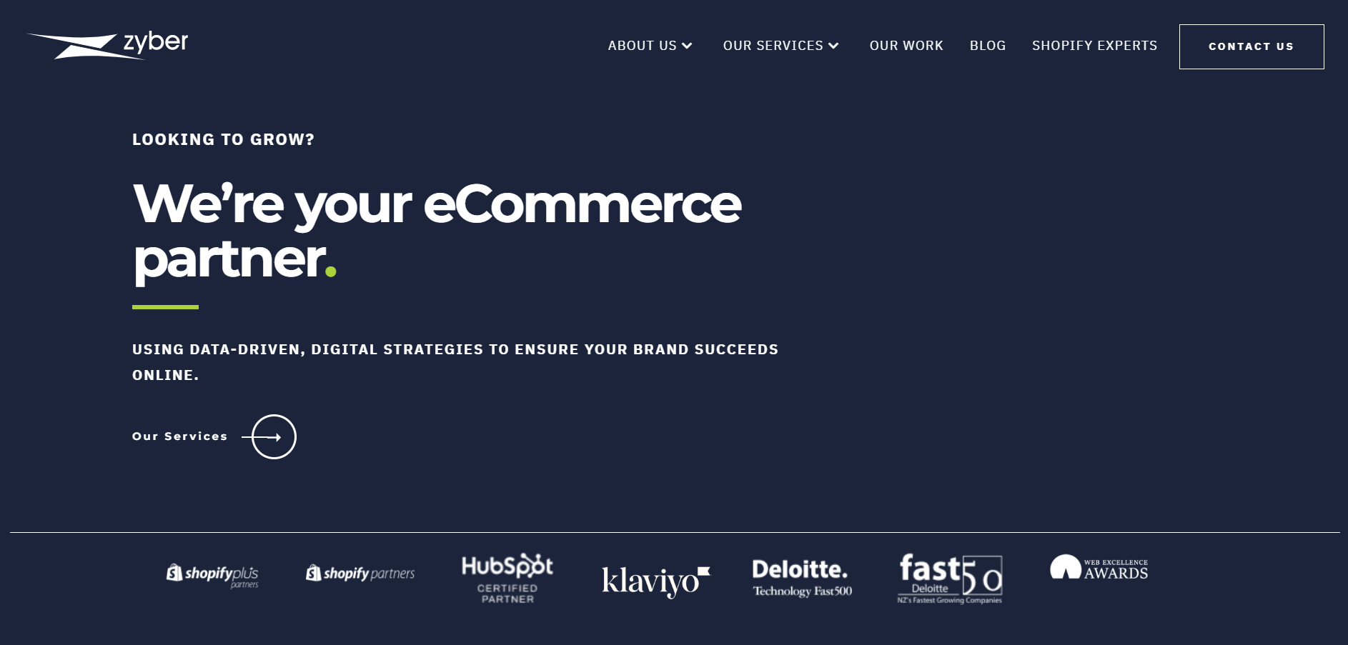 Zyber is in the top 15 Shopify Development Companies in New Zealand
