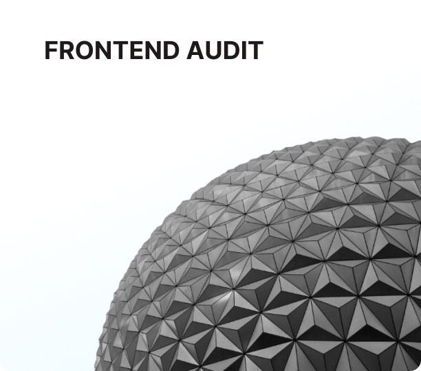 Frontend audit