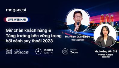 webinar giữ chân khách hàng trong suy thoái