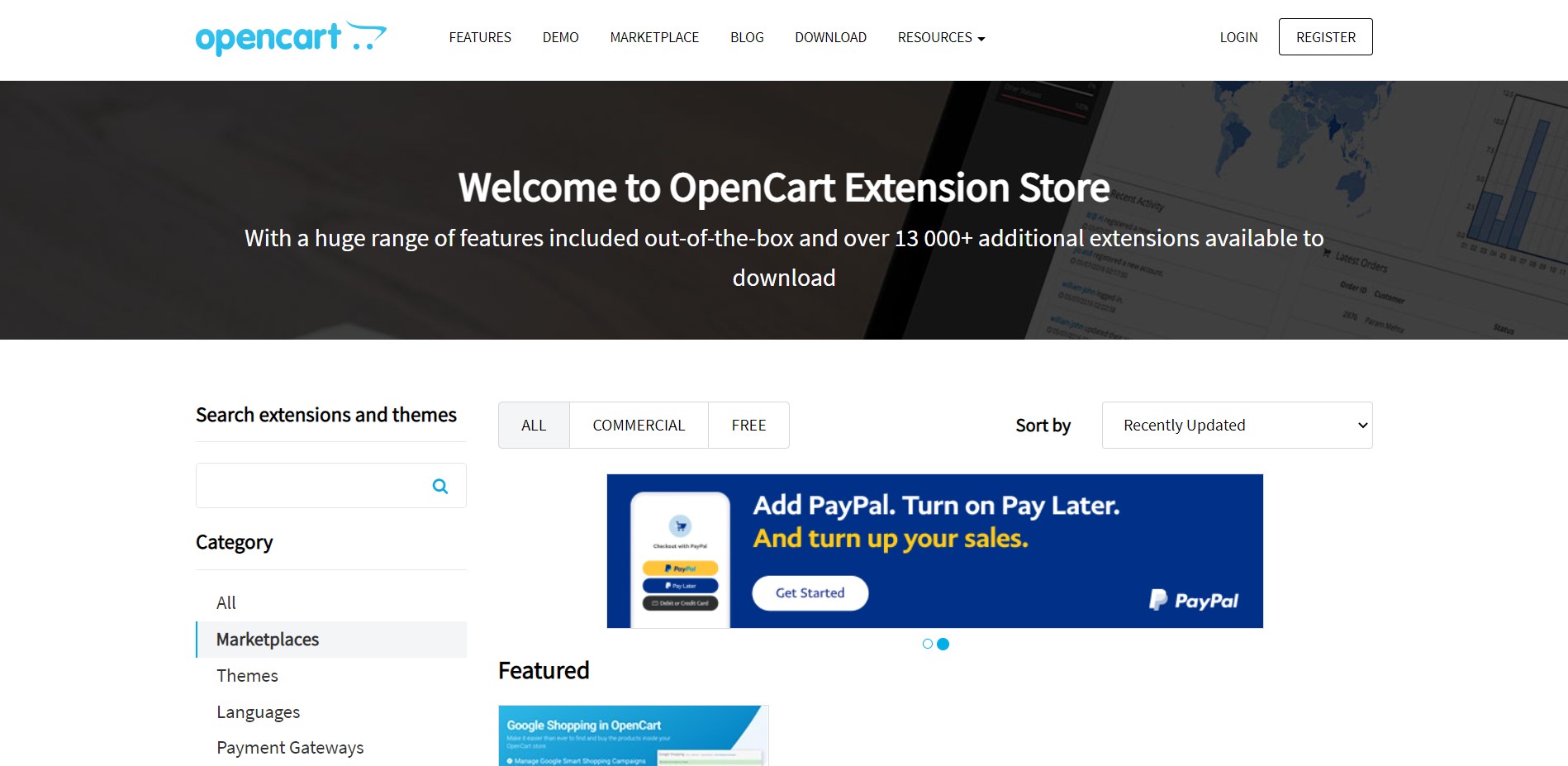 OpenCart Marketplace
